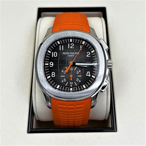 patek philippe aquanaut orange|patek philippe aquanaut price list.